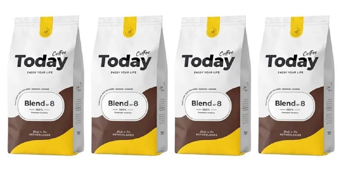 Кофе в зернах Today Blend 8 Premium Arabica 100%, 800 г х 4 шт