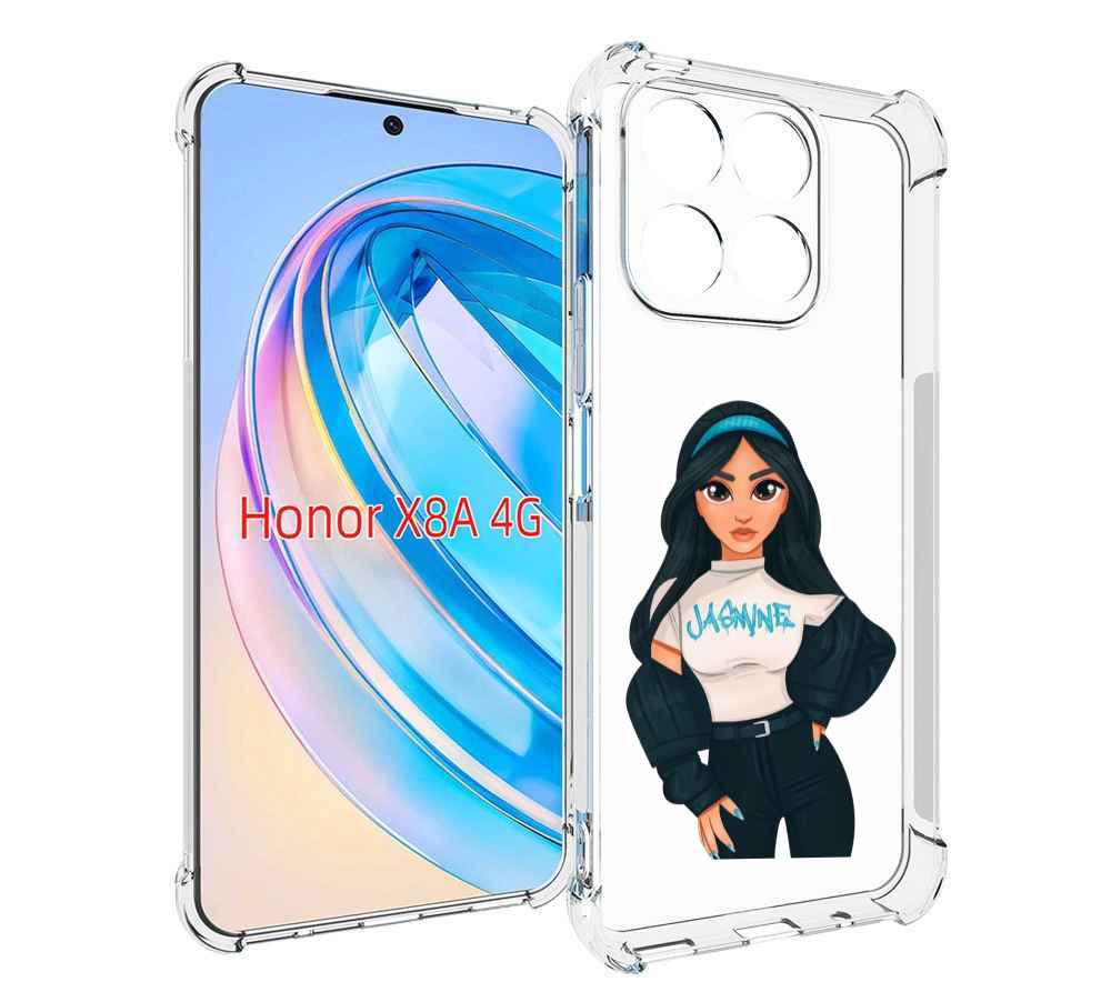 

Чехол MyPads жасмин-в-джинсах женский для Honor X8a, Tocco