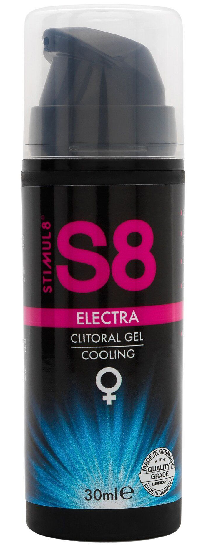 

Возбуждающий гель для женщин S8 Electra Cooling 30 мл.
