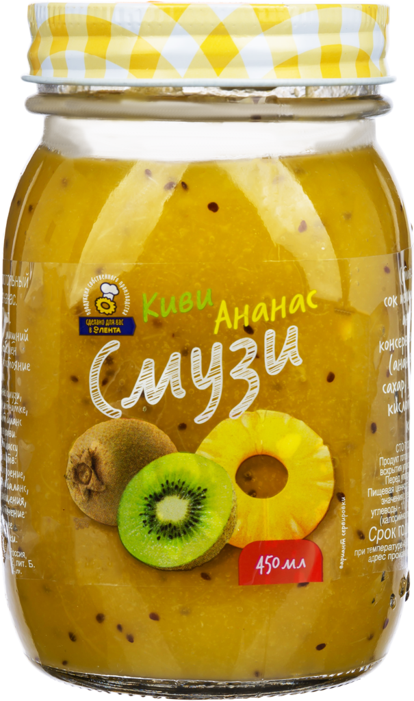 

Смузи киви-ананас 0,45 л