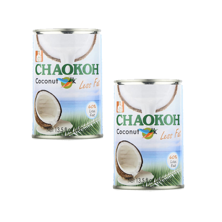 Кокосовое молоко CHAOKOH Less Fat (2 шт. по 400 мл)
