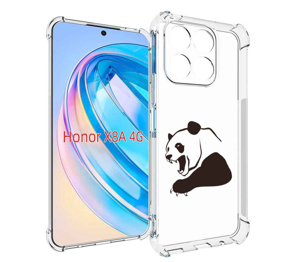 

Чехол MyPads злая-панда для Honor X8a, Tocco