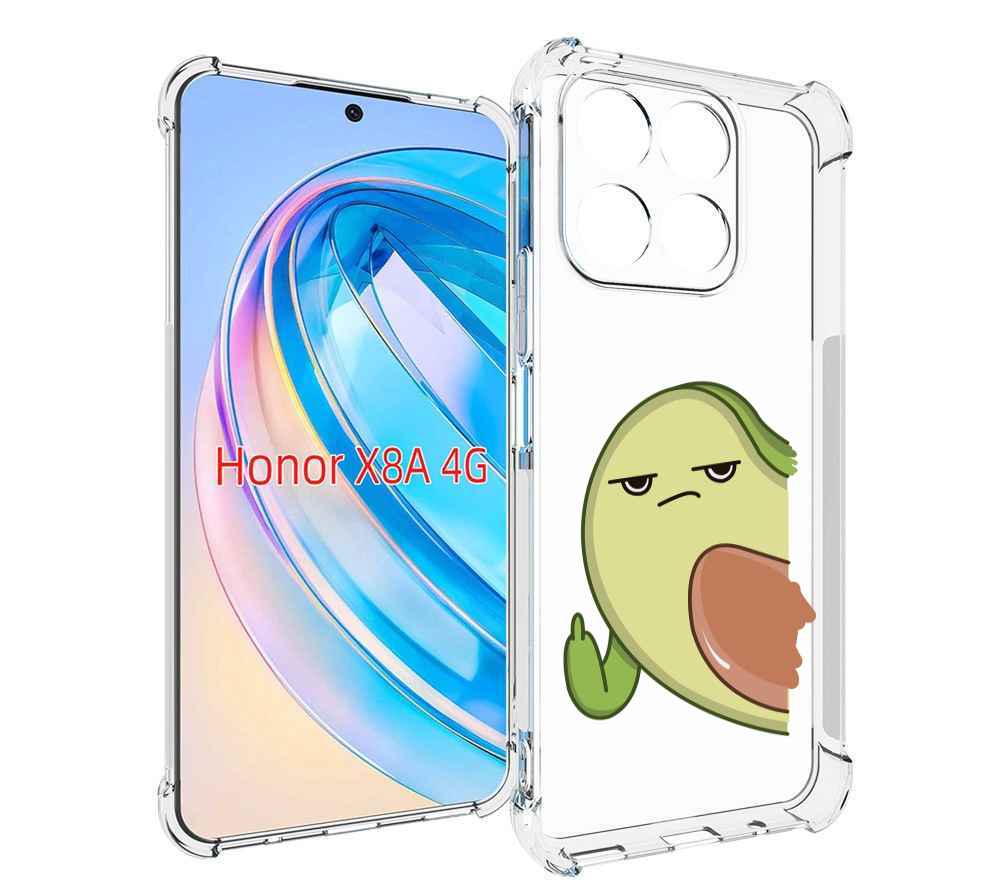 

Чехол MyPads злой-авокадо для Honor X8a, Tocco