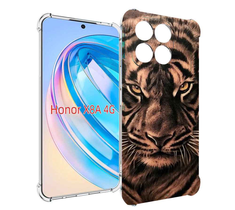 

Чехол MyPads злой-большой-тигр для Honor X8a, Tocco