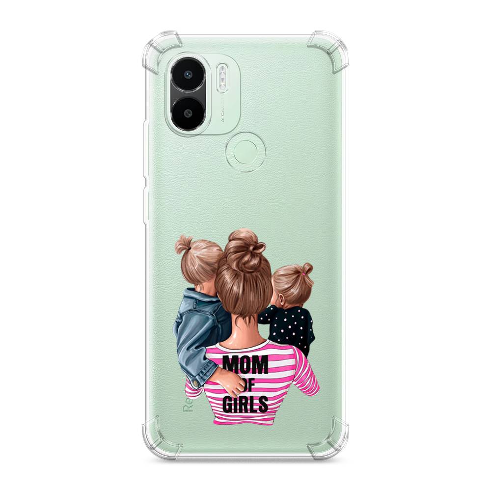 

Чехол Awog на Xiaomi Redmi A1+/A2+ "Mom of Girls", Синий;розовый;черный, 318551-1