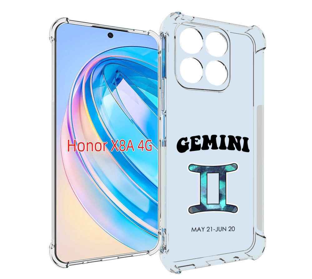 

Чехол MyPads знак зодиака близнецы 1 для Honor X8a, Tocco