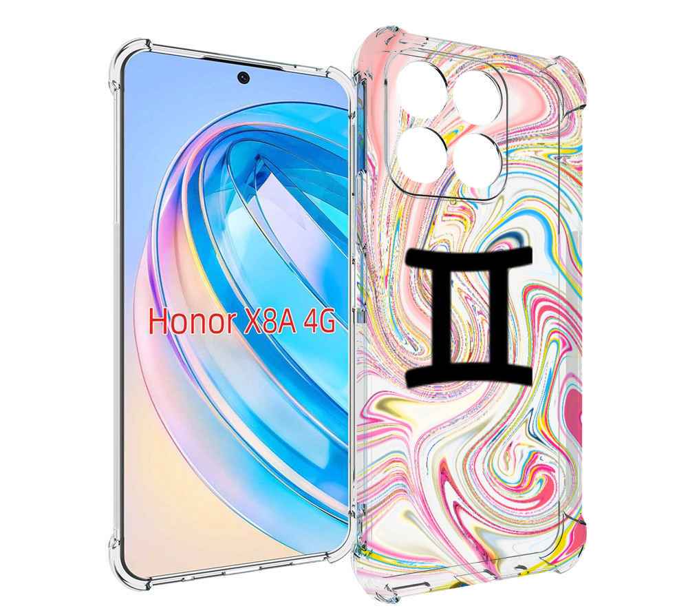 

Чехол MyPads знак зодиака близнецы 2 для Honor X8a, Tocco