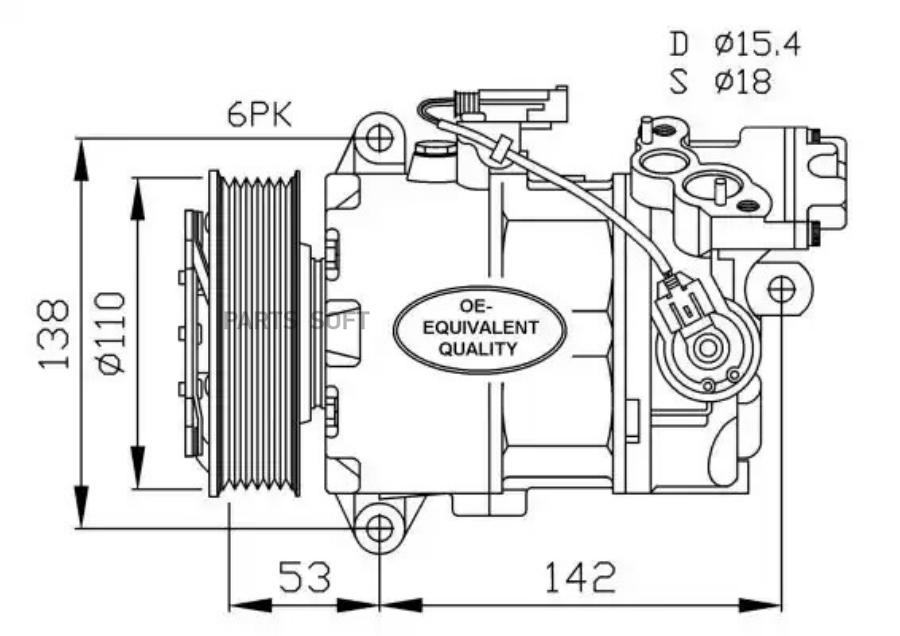 Компрессор BMW E87/E90 1.6-2.0