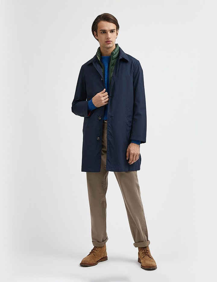

Плащ мужской United Colors of Benetton 21A_22IZ5K2E8 синий M, 21A_22IZ5K2E8