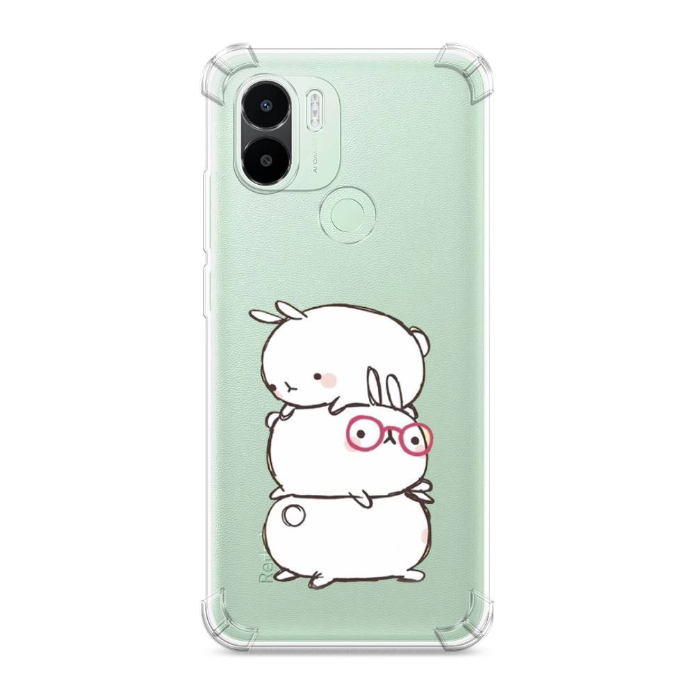 

Чехол Awog на Xiaomi Redmi A1+/A2+ "Бутерброд", Розовый, 318551-1