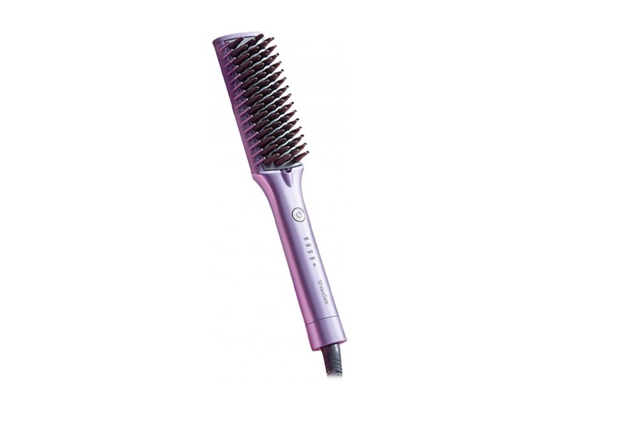 Выпрямитель волоc ShowSee Straight Hair Comb Violet E1-V розовый фен xiaomi soocare anions hair dryer h5 1800 вт серый