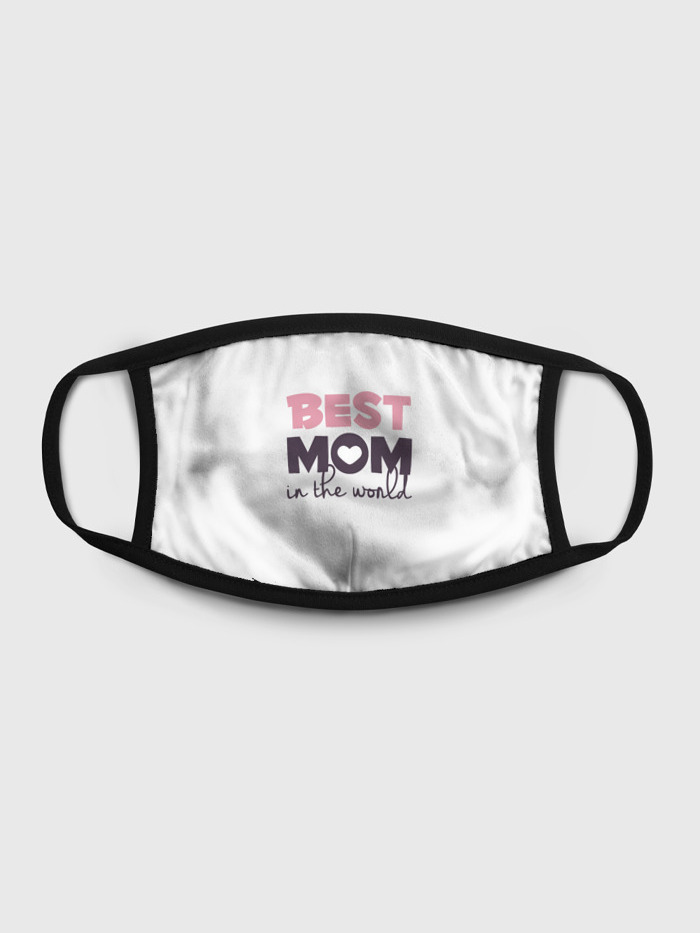 

Многоразовая маска унисекс Burnettie Best Mom In The World, Разноцветный, Best Mom In The World
