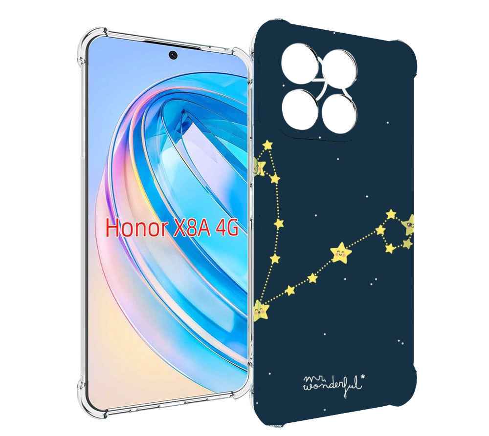 

Чехол MyPads знак зодиака рыбы 1 для Honor X8a, Tocco