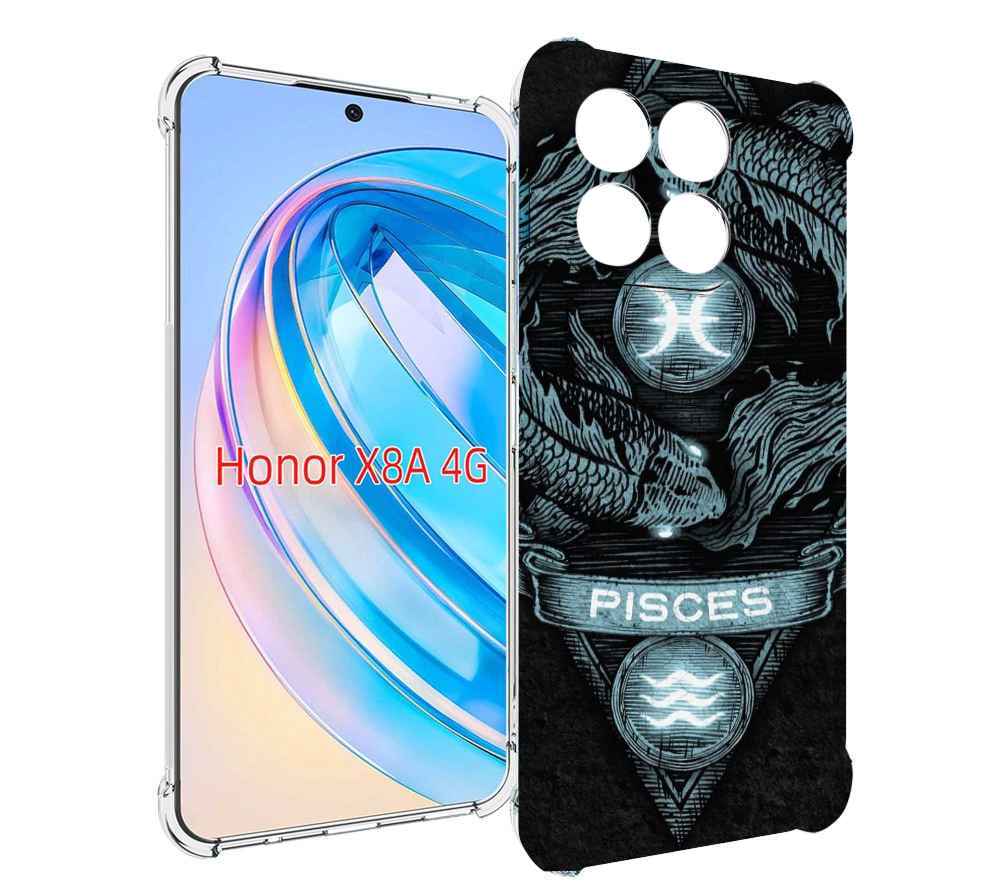 

Чехол MyPads знак зодиака рыбы 4 для Honor X8a, Tocco