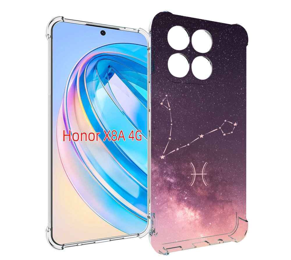 

Чехол MyPads знак зодиака рыбы 5 для Honor X8a, Tocco