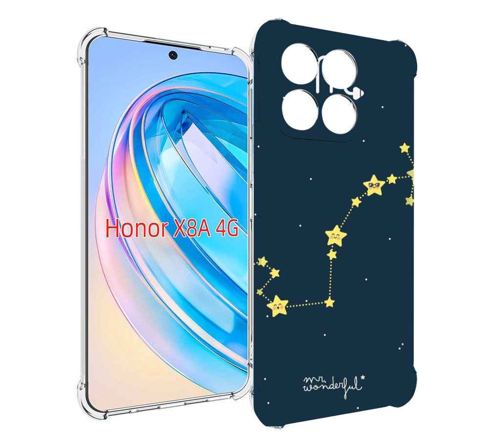 

Чехол MyPads знак зодиака скорпион 1 для Honor X8a, Tocco