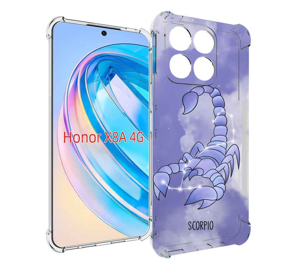 

Чехол MyPads знак зодиака скорпион 2 для Honor X8a, Tocco