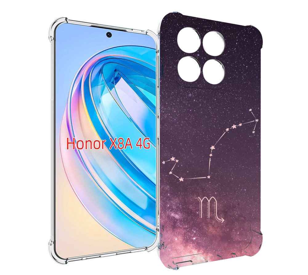 

Чехол MyPads знак зодиака скорпион 4 для Honor X8a, Tocco