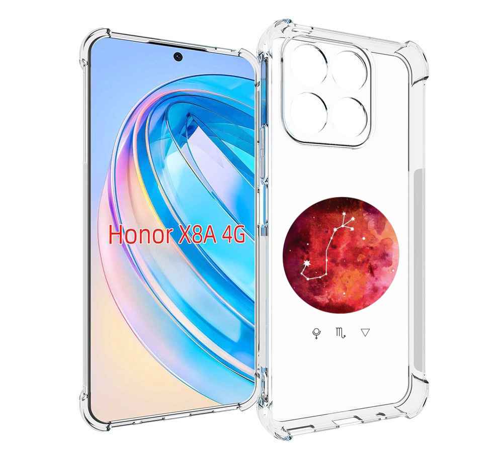 

Чехол MyPads знак зодиака скорпион 6 для Honor X8a, Tocco