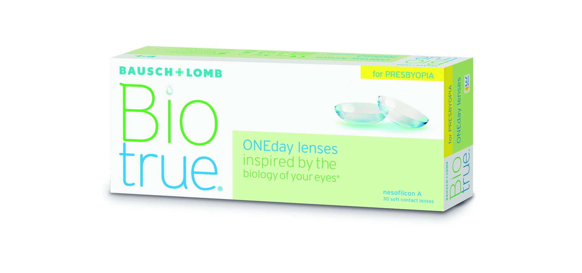 

Мультифокалные линзы Biotrue ONEday for Presbyopia 30 линз Add High -2.25 R 8.6