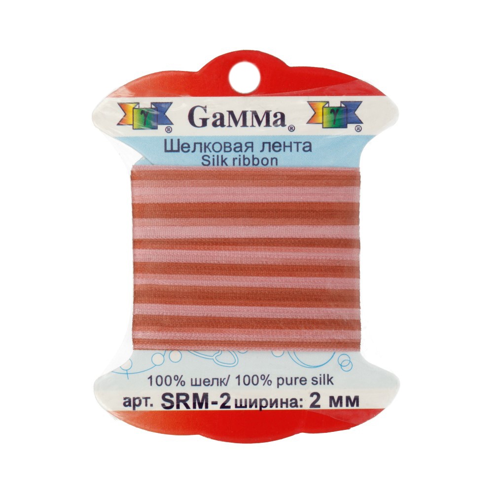 

Gamma шелковая, 2 мм, 9,1+-0,5 м, M047, светло-коричневая, коричневая
