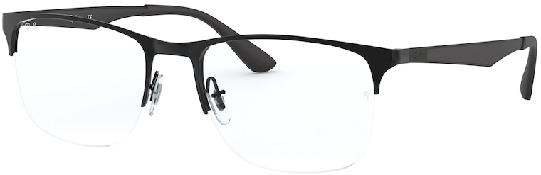

Оправа для очков мужская Ray Ban 0RX6362 / 55 2509, черный, 0RX6362 / 55 2509