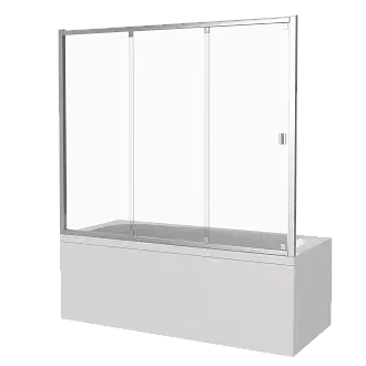 

Шторка для ванны Good Door SCREEN WTW-120-C-CH