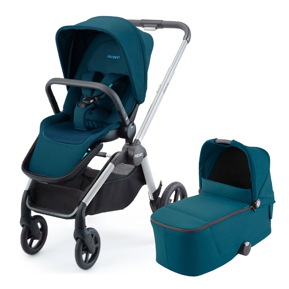 фото Коляска 2 в 1 recaro celona, шасси silver, расцветка select teal green