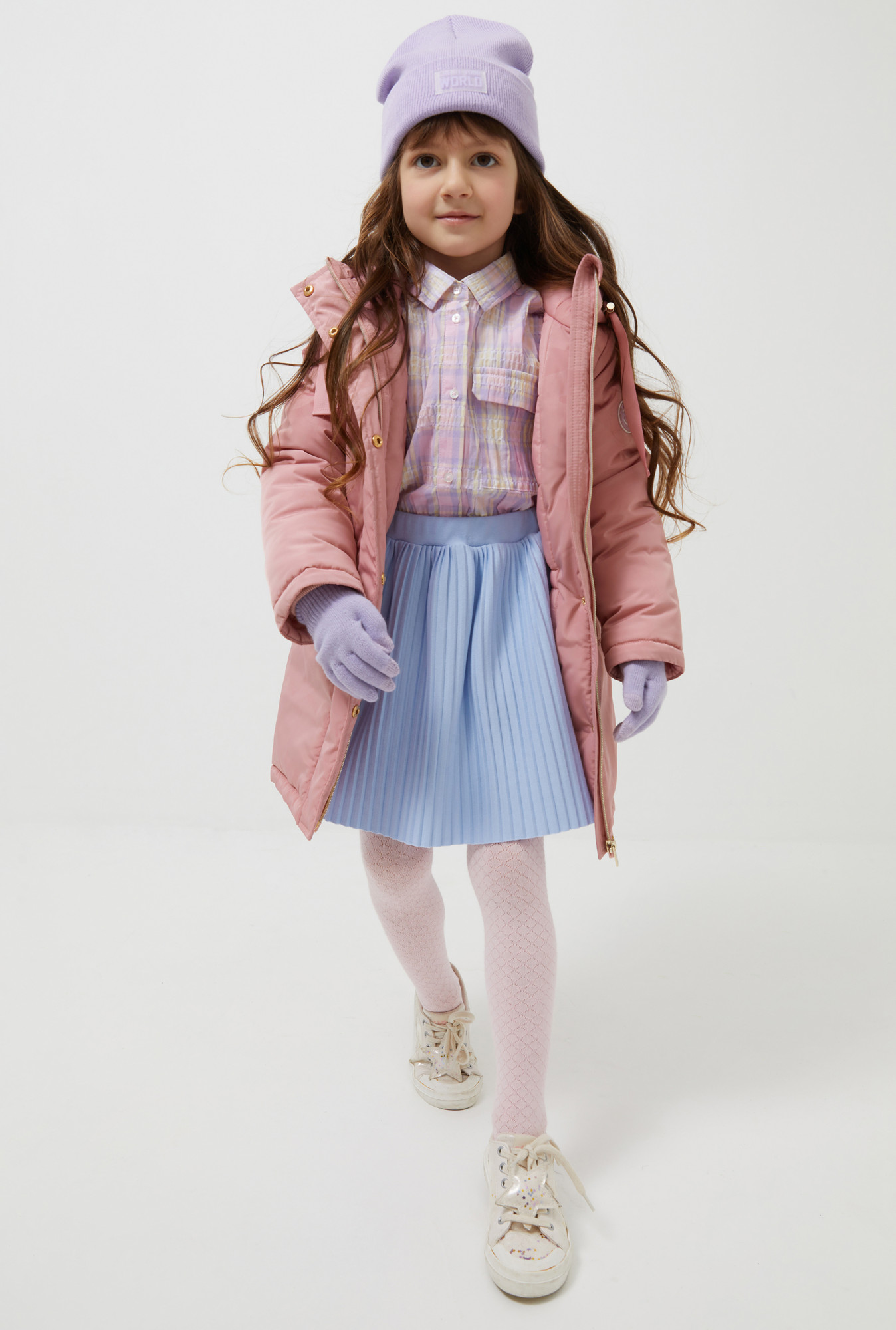 фото Куртка детская acoola 20220770004 цв. пыльный розовый р. 98