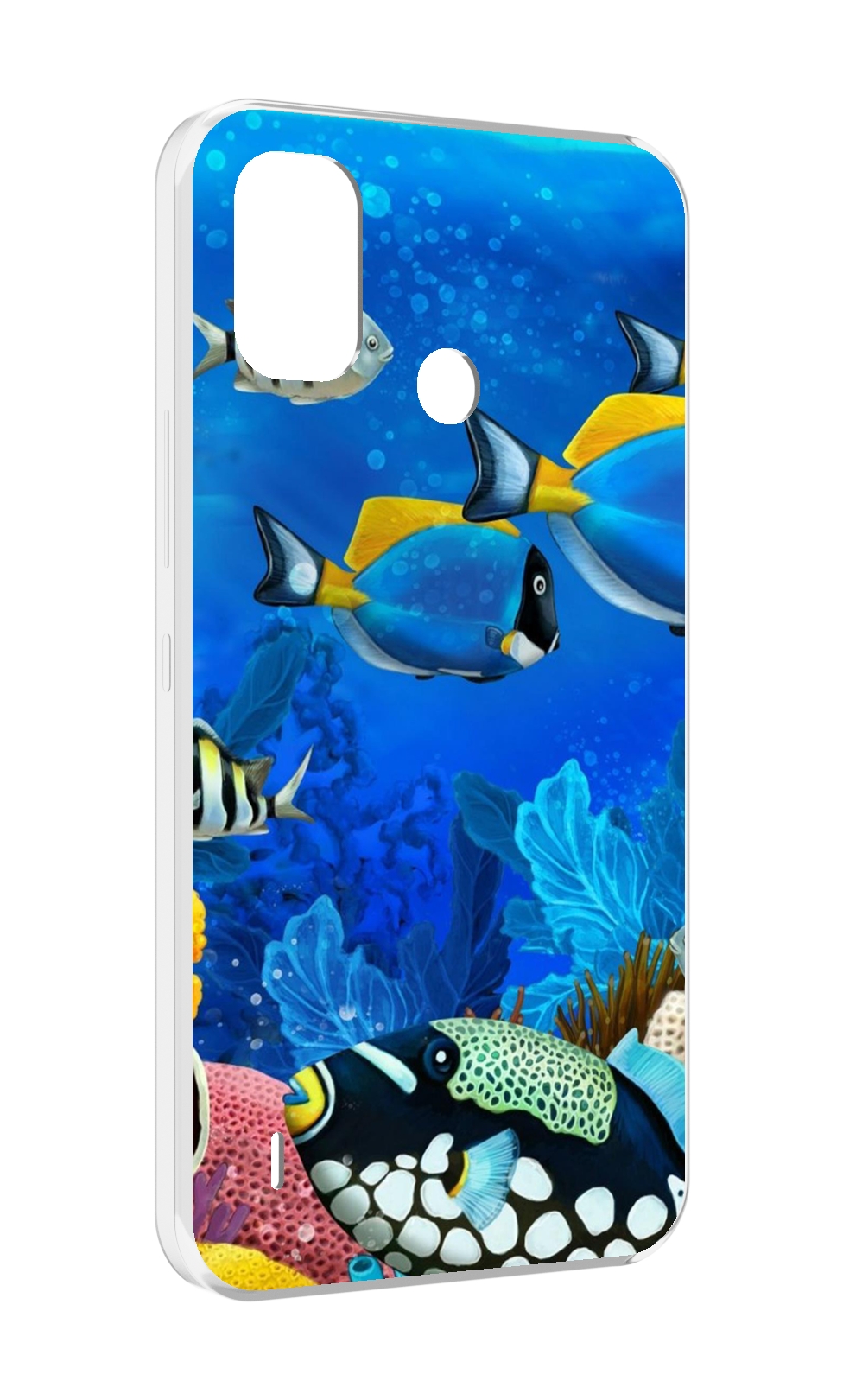 

Чехол MyPads Рыбки для Itel A48, Прозрачный, Tocco