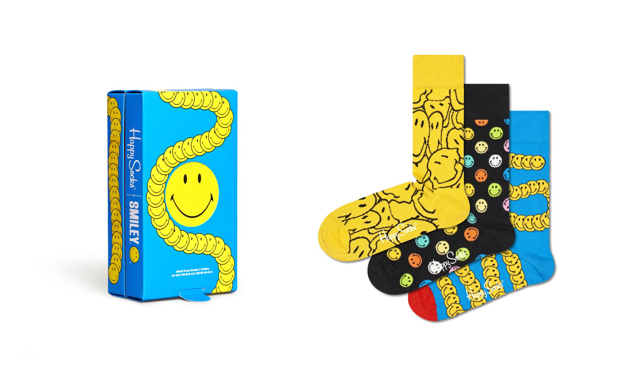 Подарочный набор носков женских Happy Socks XSMY08 6700 разноцветных 36-40