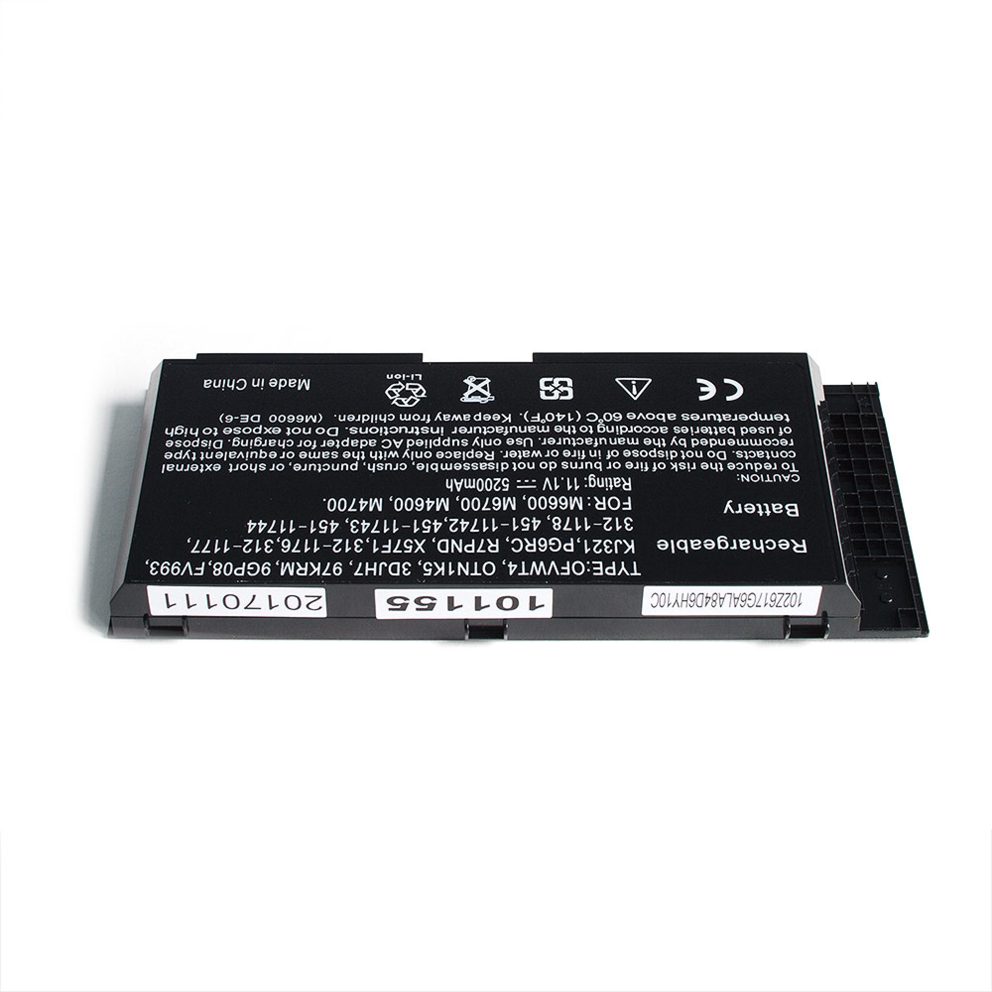 

Аккумулятор для ноутбука для ноутбука Dell Precision CL3466B.806
