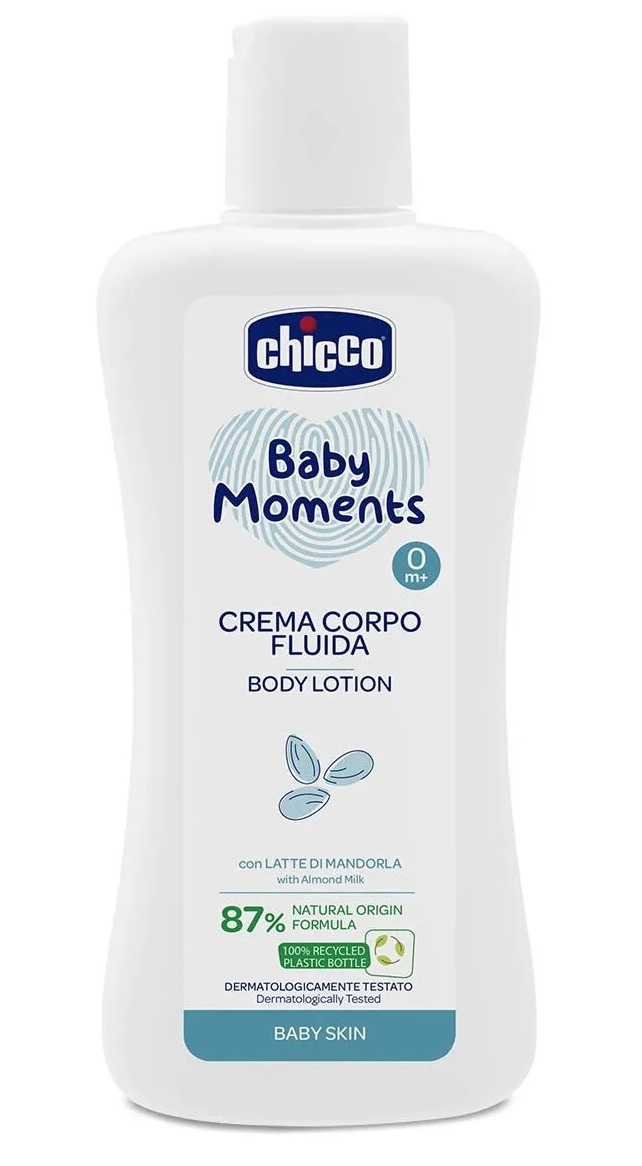 Лосьон для тела Chicco Baby Moments 0м+, 200 мл