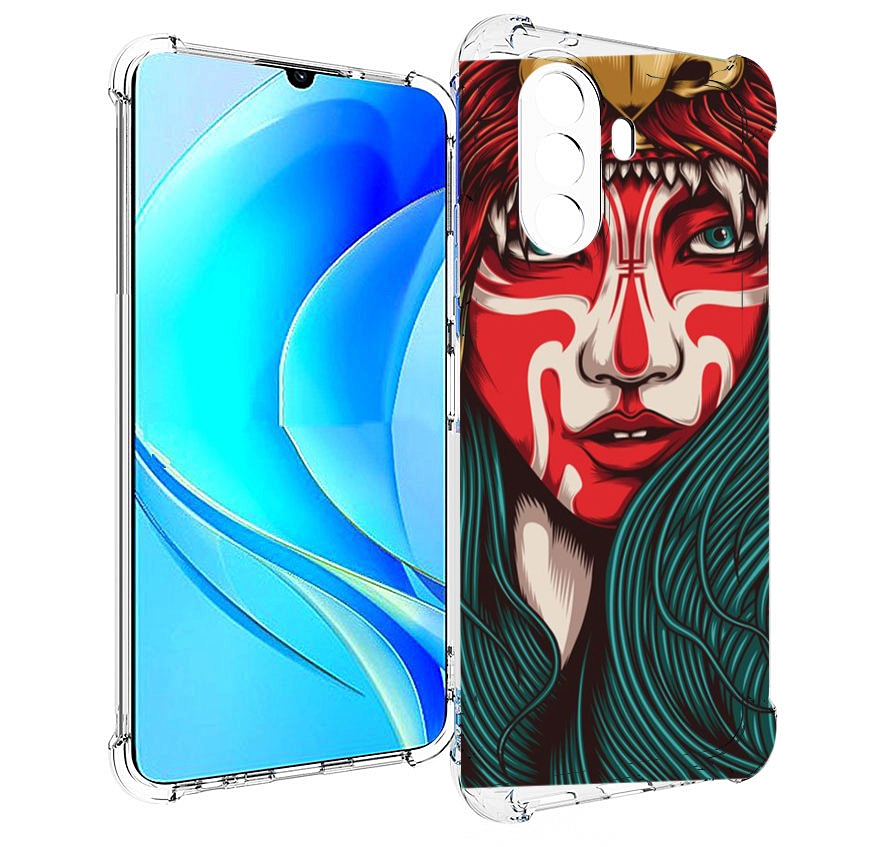 

Чехол MyPads девушка-в-маскировке для Huawei Nova Y70 / Nova Y70 Plus (MGA-LX9N), Прозрачный, Tocco
