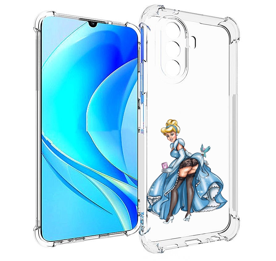 

Чехол MyPads девушка-в-платье-красивая женский для Huawei Nova Y70 / Nova Y70 Plus, Прозрачный, Tocco