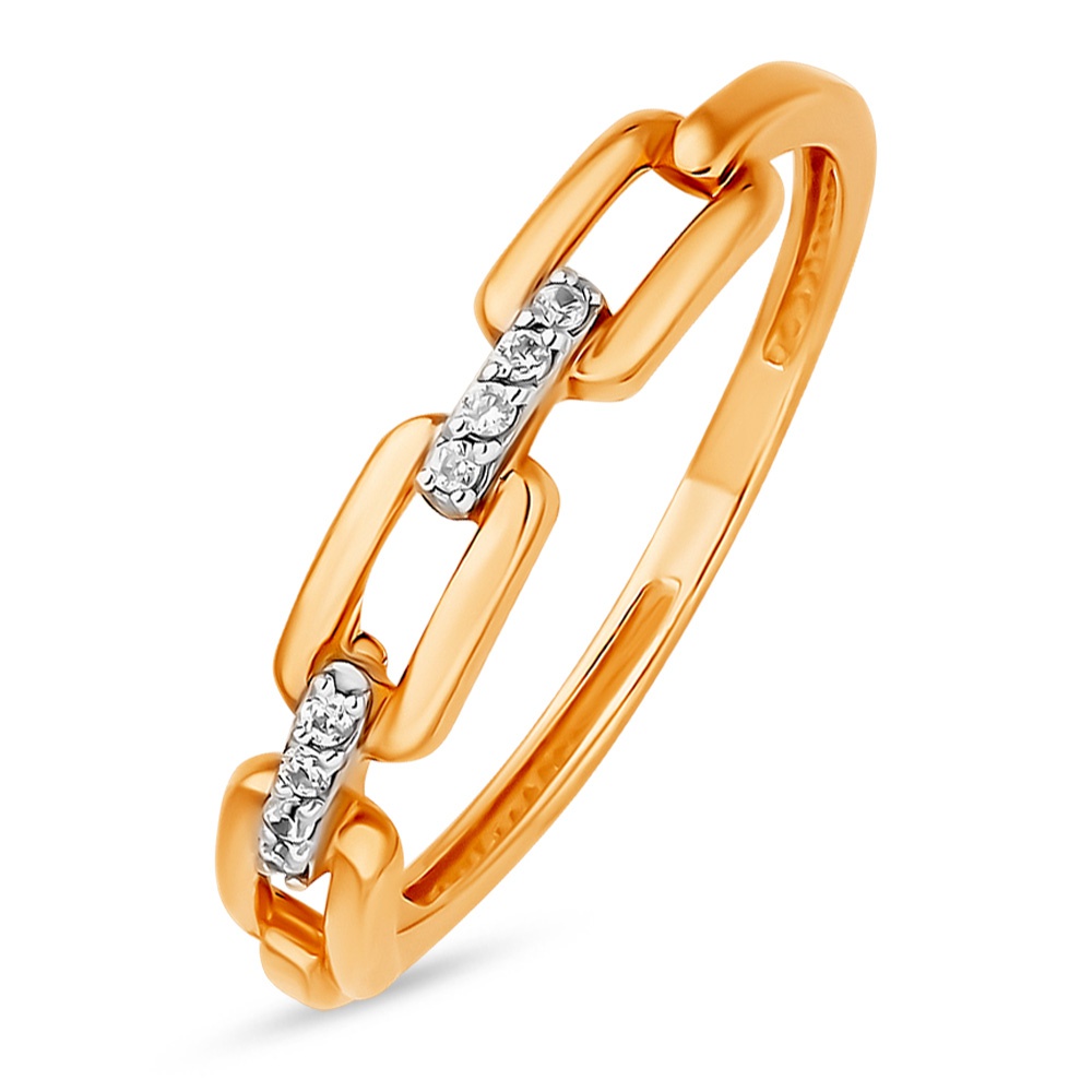 

Кольцо из красного золота с фианитом р.  585Gold 301011281, 301011281