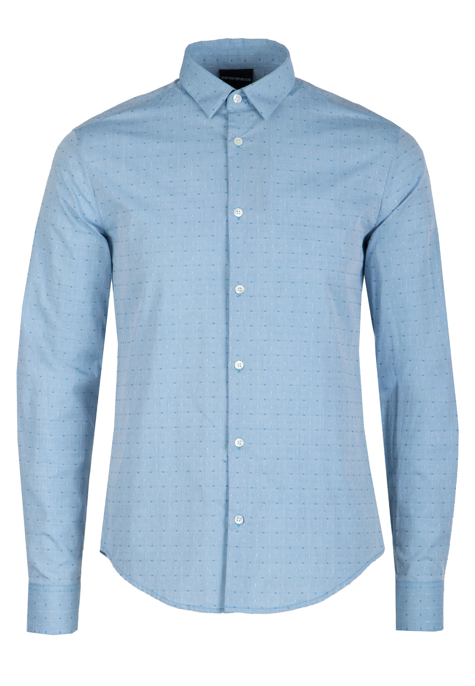 Рубашка мужская Emporio Armani 99149 голубая 3XL