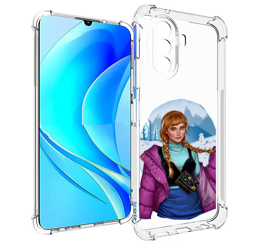 

Чехол MyPads девушка-в-фиолетовой-куртке женский для Huawei Nova Y70 / Nova Y70 Plus, Прозрачный, Tocco