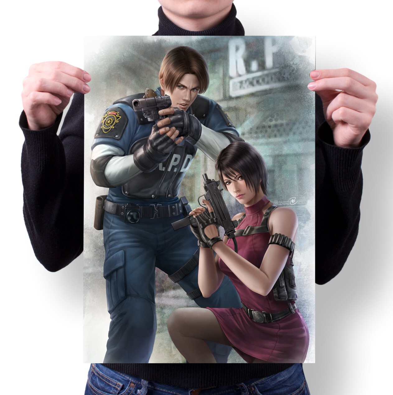 Детонатор resident evil. Резидент эвил плакат. Дакимакура Resident Evil. Костя 2040 резидент эвил. Плакат Resident Evil 8.