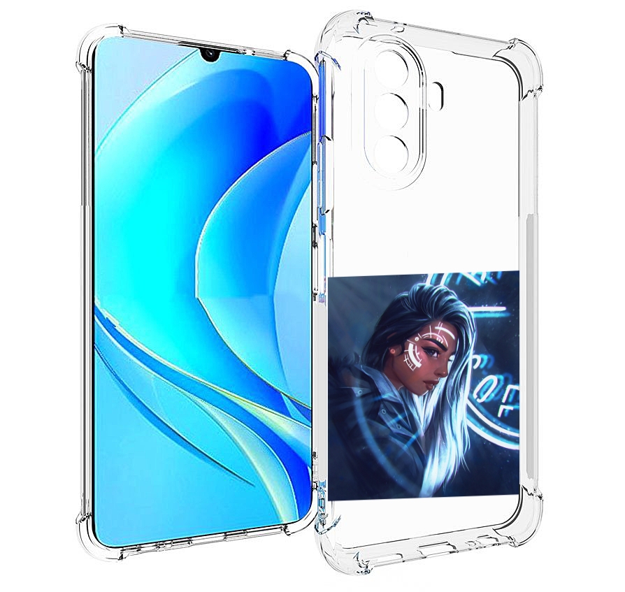 

Чехол MyPads девушка-из-антарктиды женский для Huawei Nova Y70 / Nova Y70 Plus, Прозрачный, Tocco