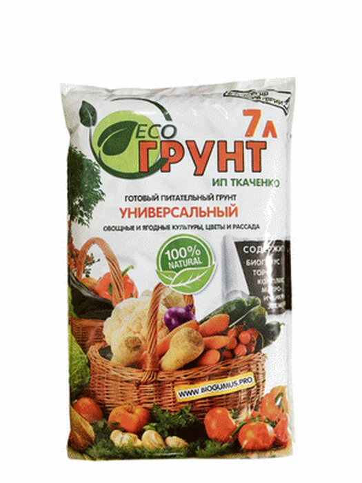 Экогрунт пакет 7 л 160₽