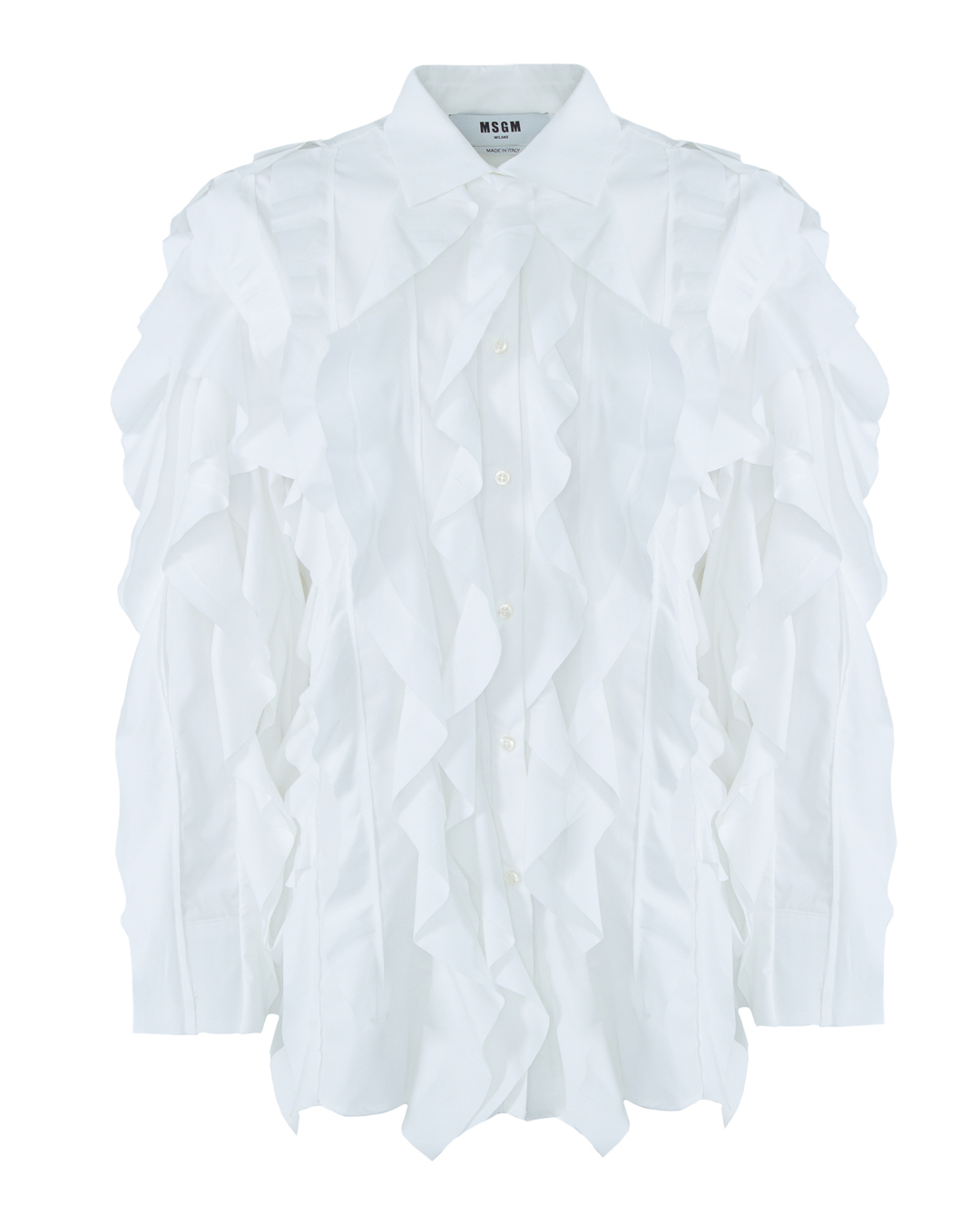 

Блуза женская MSGM 3242MDE107 белая 42 IT, 3242MDE107