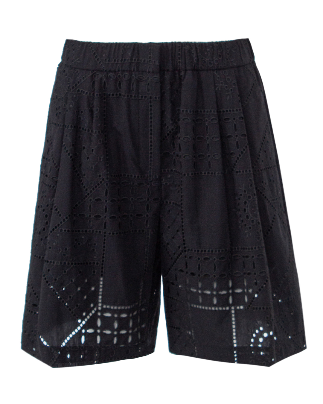 

Шорты женские MSGM 3242MDB109 черные 40 IT, 3242MDB109