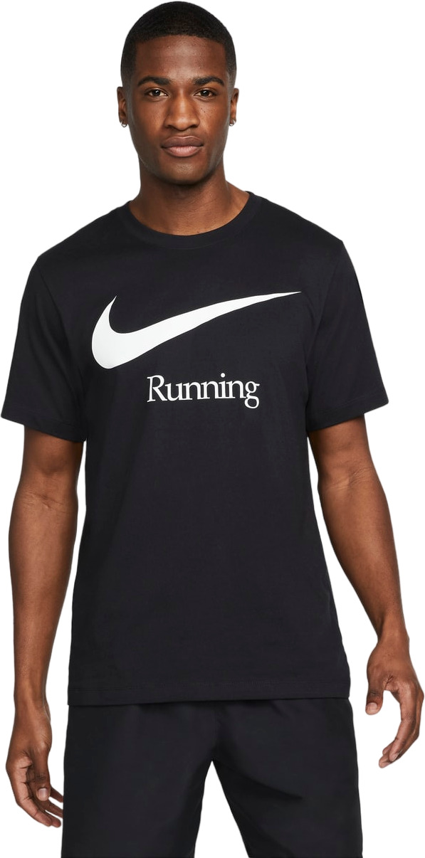 

Футболка мужская Nike M NK DF RUN HBR FS черная M, Черный, M NK DF RUN HBR FS