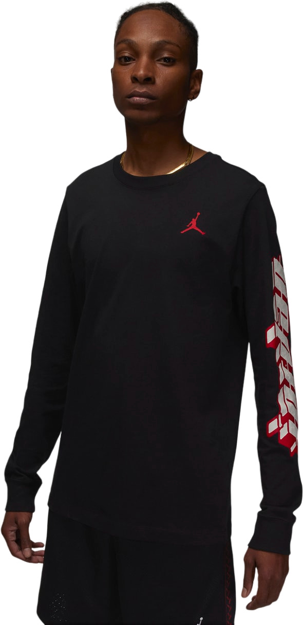 

Лонгслив мужской Nike M J BRAND LS GFX CREW черный L, M J BRAND LS GFX CREW