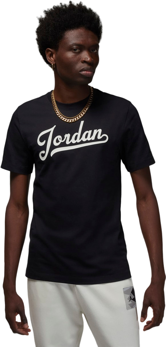 

Футболка мужская Nike M J FLT MVP WM SS CREW черная L, Черный, M J FLT MVP WM SS CREW