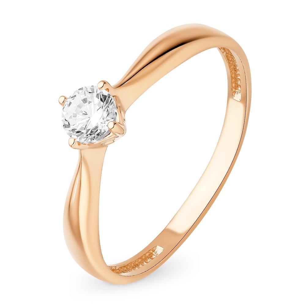 

Кольцо из красного золота с фианитом р.  585Gold 301011089, 301011089