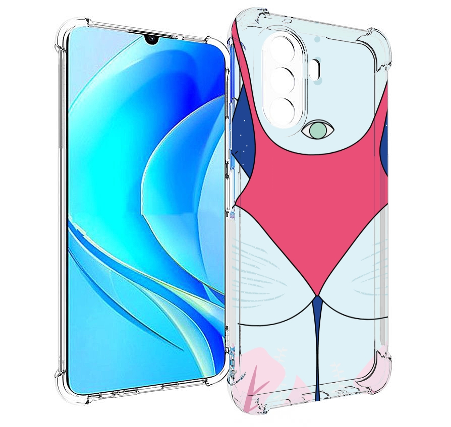 

Чехол MyPads девушка-с-глазом-на-спине для Huawei Nova Y70 / Nova Y70 Plus (MGA-LX9N), Прозрачный, Tocco