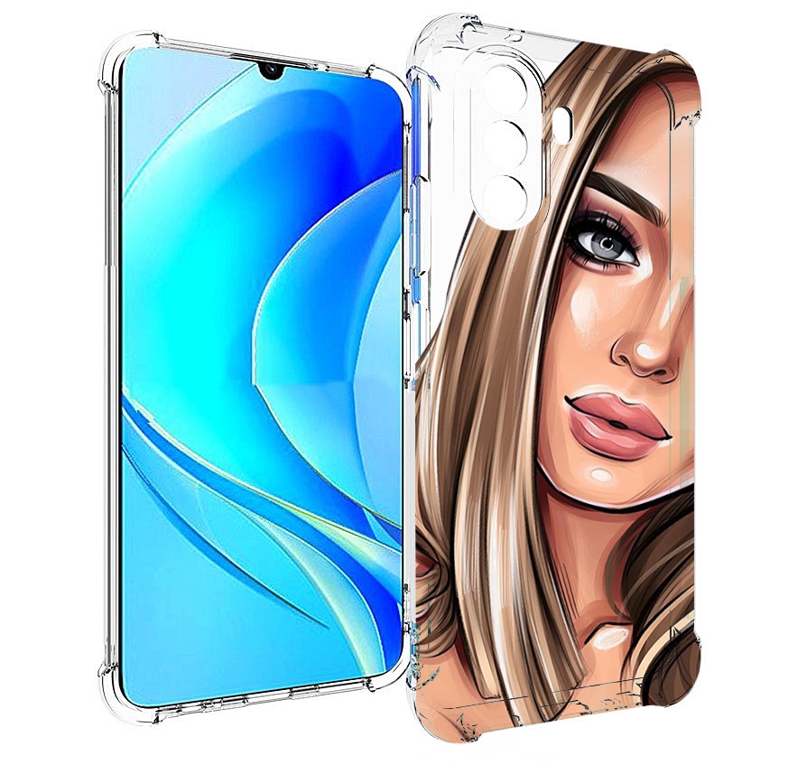 

Чехол MyPads девушка-с-каре женский для Huawei Nova Y70 / Nova Y70 Plus (MGA-LX9N), Прозрачный, Tocco