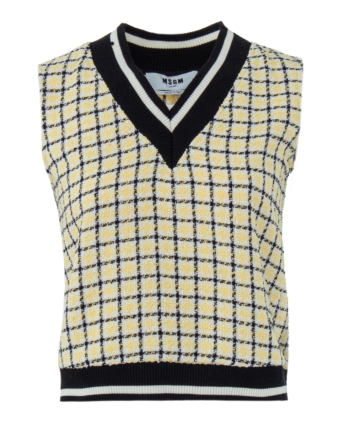 

Жилет женский MSGM 3241MDM10 желтый 40 IT, 3241MDM10